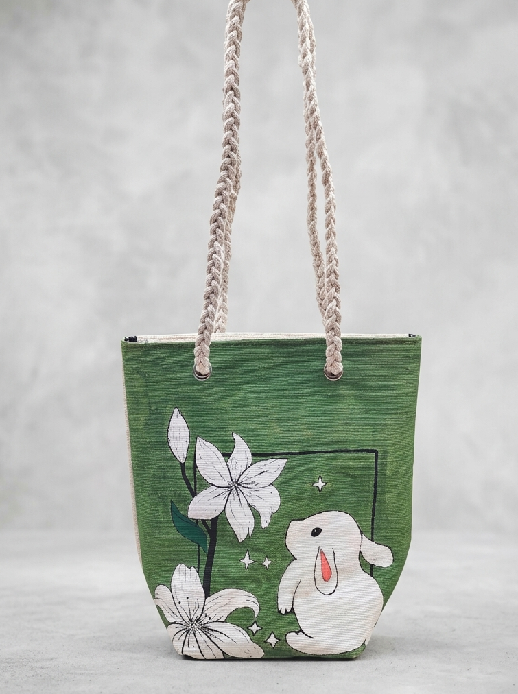 Natural Jute Tote Bag